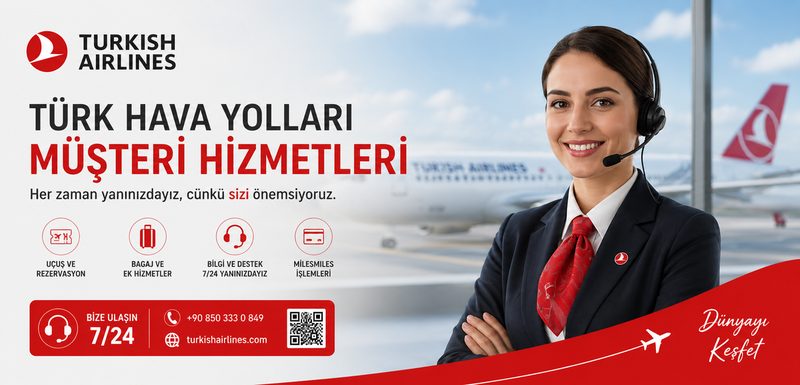 Türk Hava Yolları müşteri hizmetleri iletişim kanalları