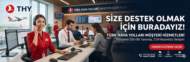 Türk Hava Yolları müşteri hizmetleri — telefon, e-posta, sosyal medya ve havalimanı ofisleri